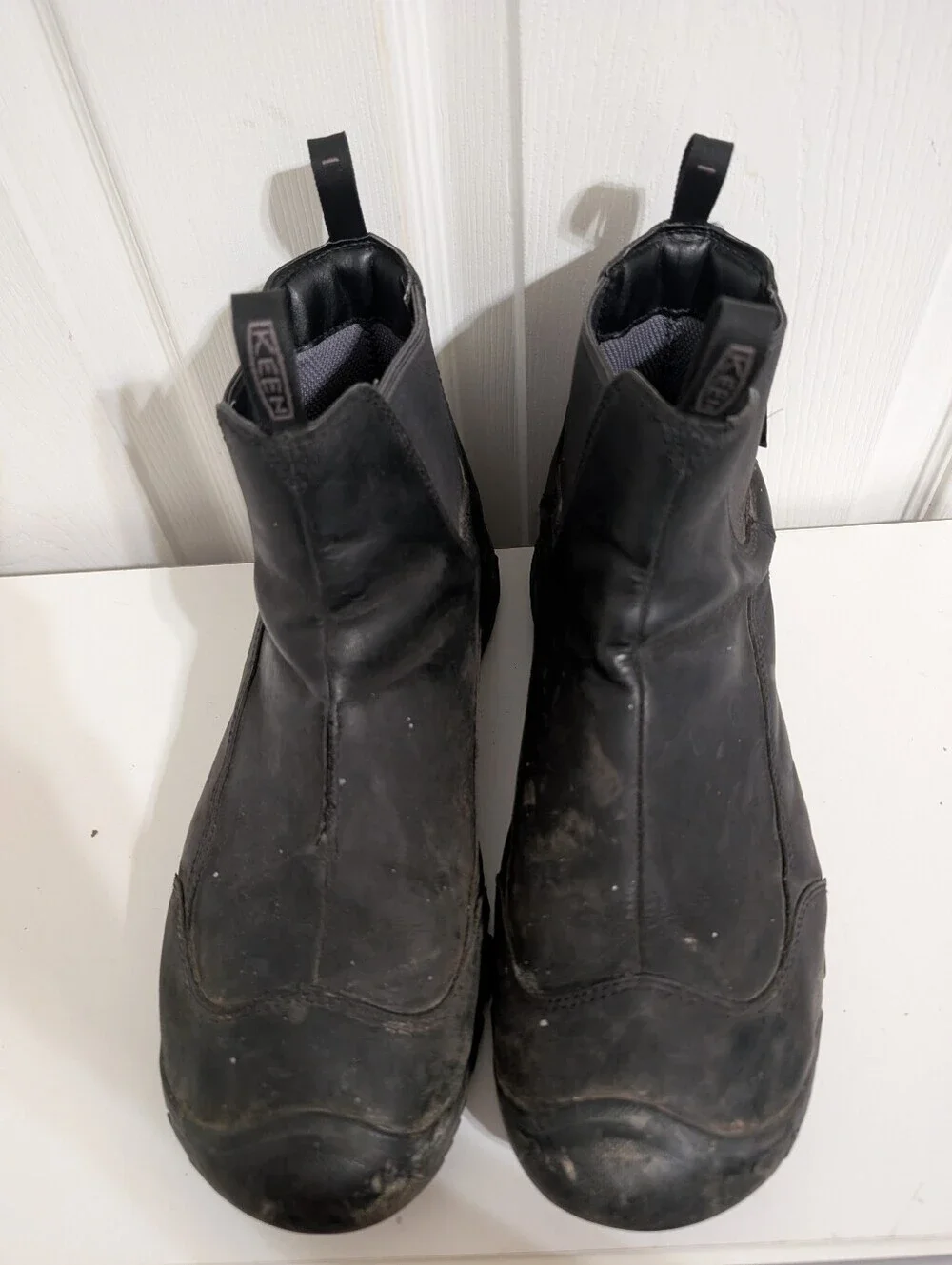Keen Anchorage III Mens Boots Black Waterproof Shoes Leather Size 10.5 EUR 44